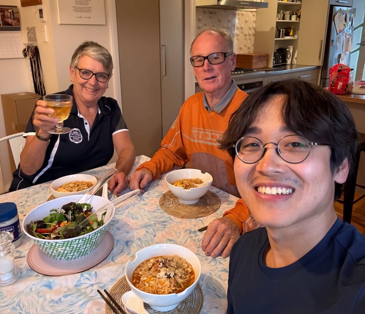 자전거 여행의 묘미: Marton 부부와의 웜샤워