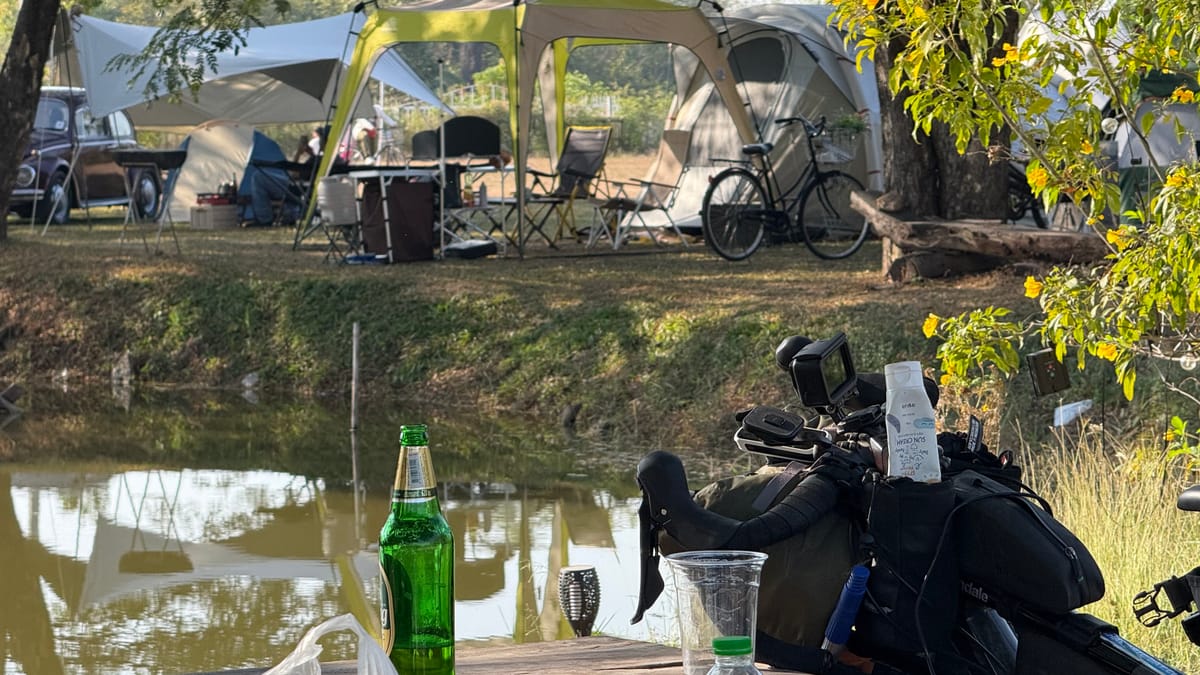 독일인이 운영하는 콘캔 캠핑장의 밤, 고장 난 알리발 스토브
